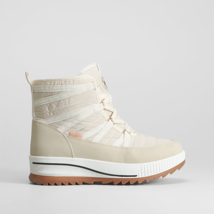 BotΓn nieve acordonado beige NYC