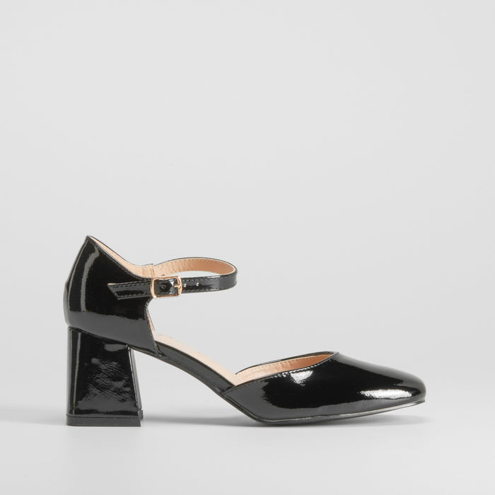 Zapato tacΓ³n negro PICCOLA PIU