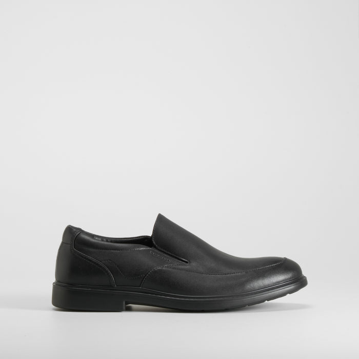 Zapato negro clΓ‘sico piel COMFEET