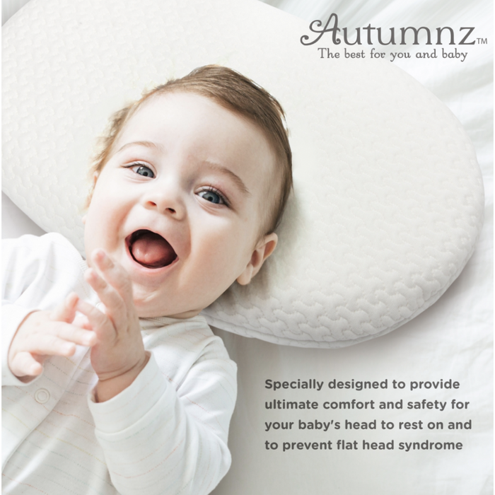 Autumnz Memory Foam Baby Pillow with Tencel Cover