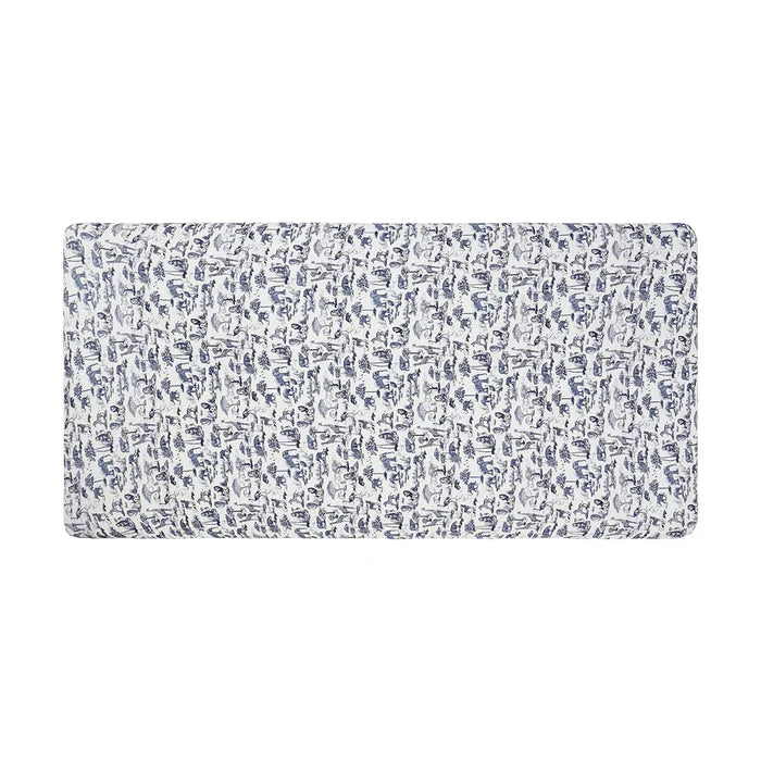 Bamberry Crib Sheet - Toile De Jouy Deux Collection