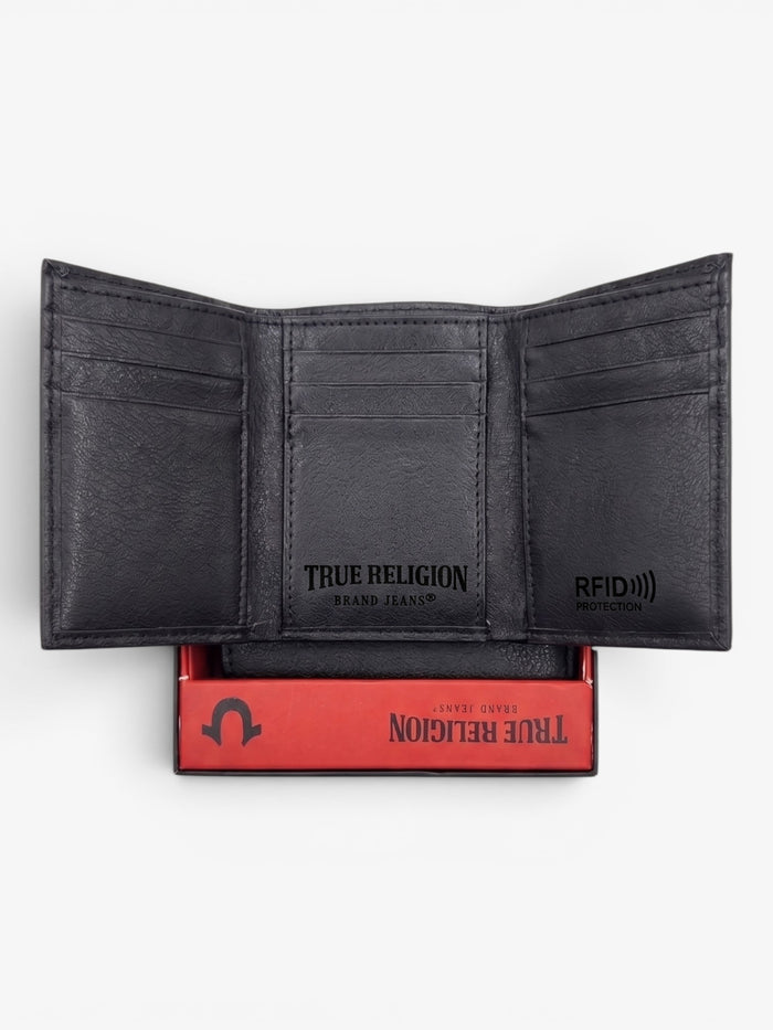 Billetera Vertical True Religion Escudo