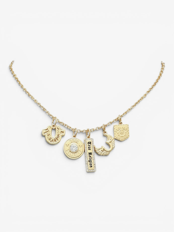 Collar True Religion Con Dijes Intercambiables