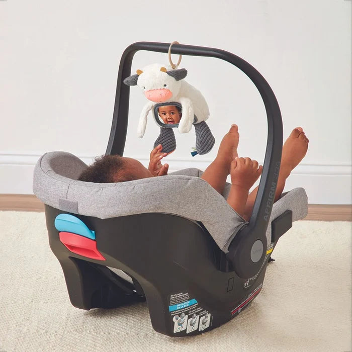 Itzy Ritzy Bitzy Mirror Sensory Tummy Time & Travel Toy