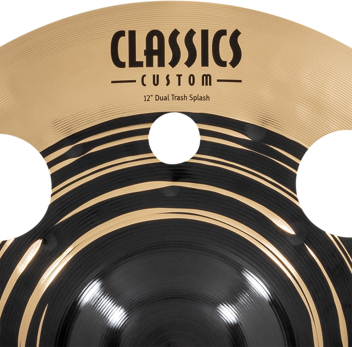 Meinl CC12DUTRS 12" Classics Custom Dual Trash Splash Cymbal w/ Video Demo