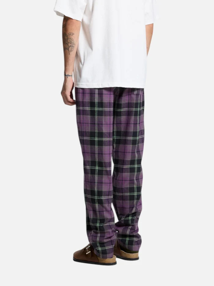 Pantalon Elepants Escoces 296 Viyela Niño Violeta Negro