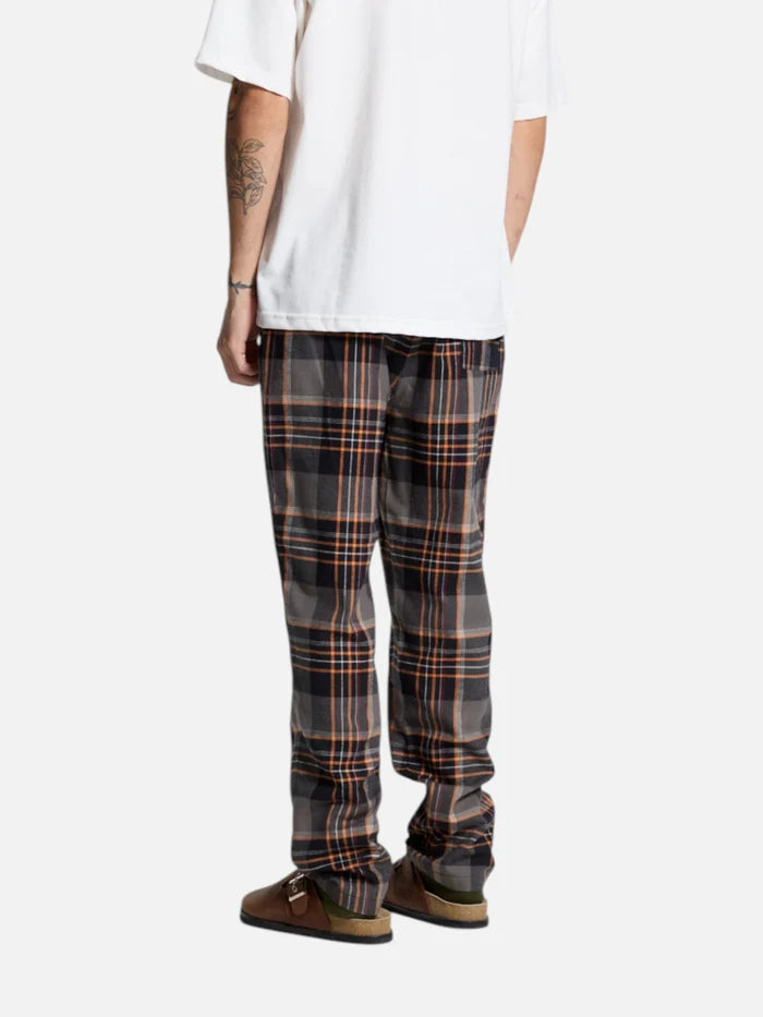 Pantalon Elepants Escoces 301 Viyela Niño Negro Naranja