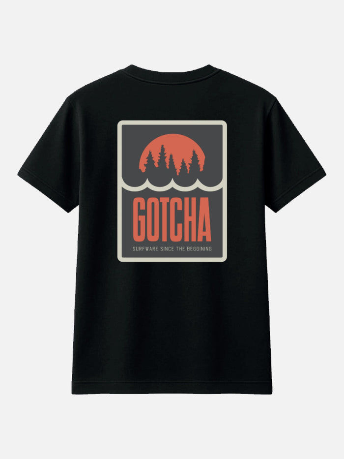 Remera Gotcha Forest Negro