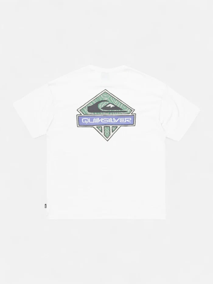 Remera Quiksilver GH QS Crystal Jet Blanco