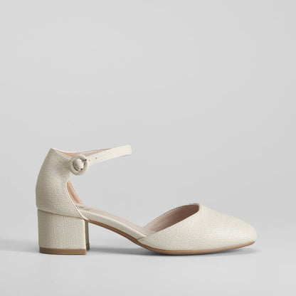 Zapato tacón beige COMFEET