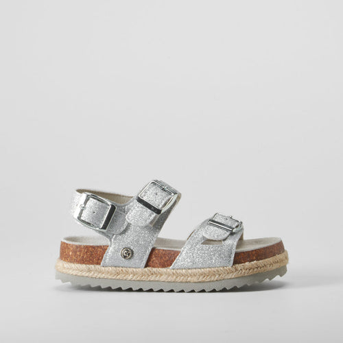 Sandalia bio yute plata XTI