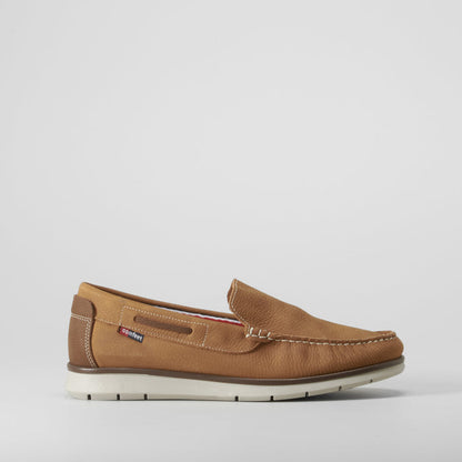 Mocasín beige piel COMFEET