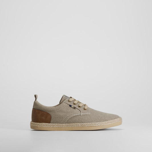 Zapatilla lona blucher yute beige NYC