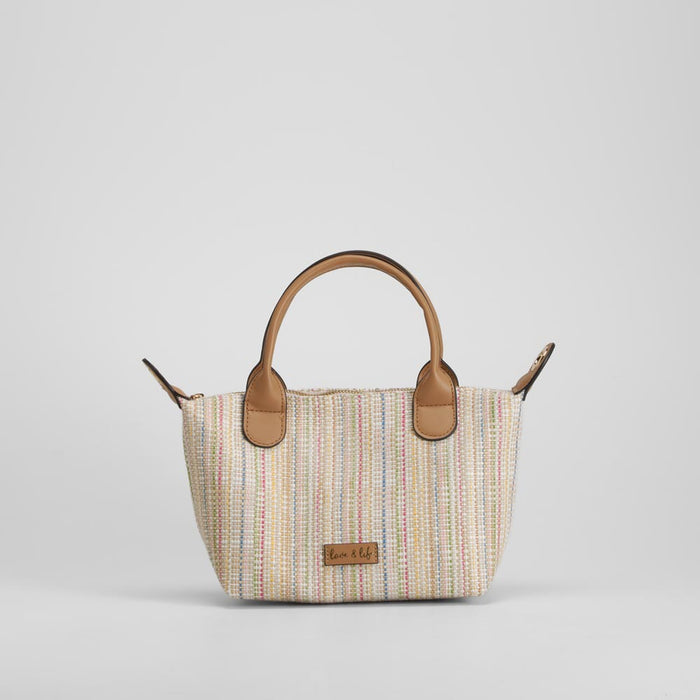 Bolso asa corta multicolor elegante PICCOLA PIU