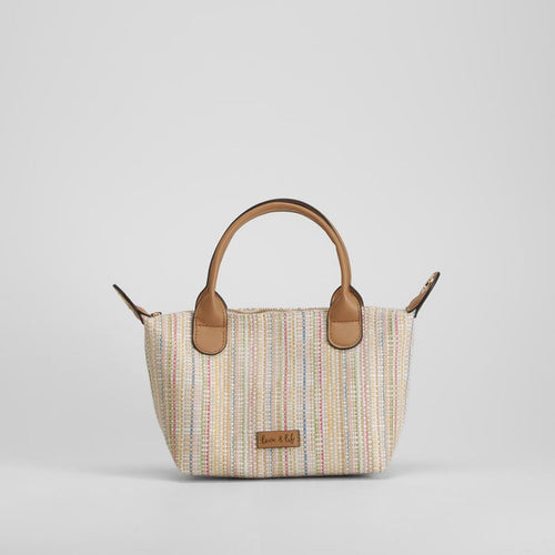 Bolso asa corta multicolor elegante PICCOLA PIU
