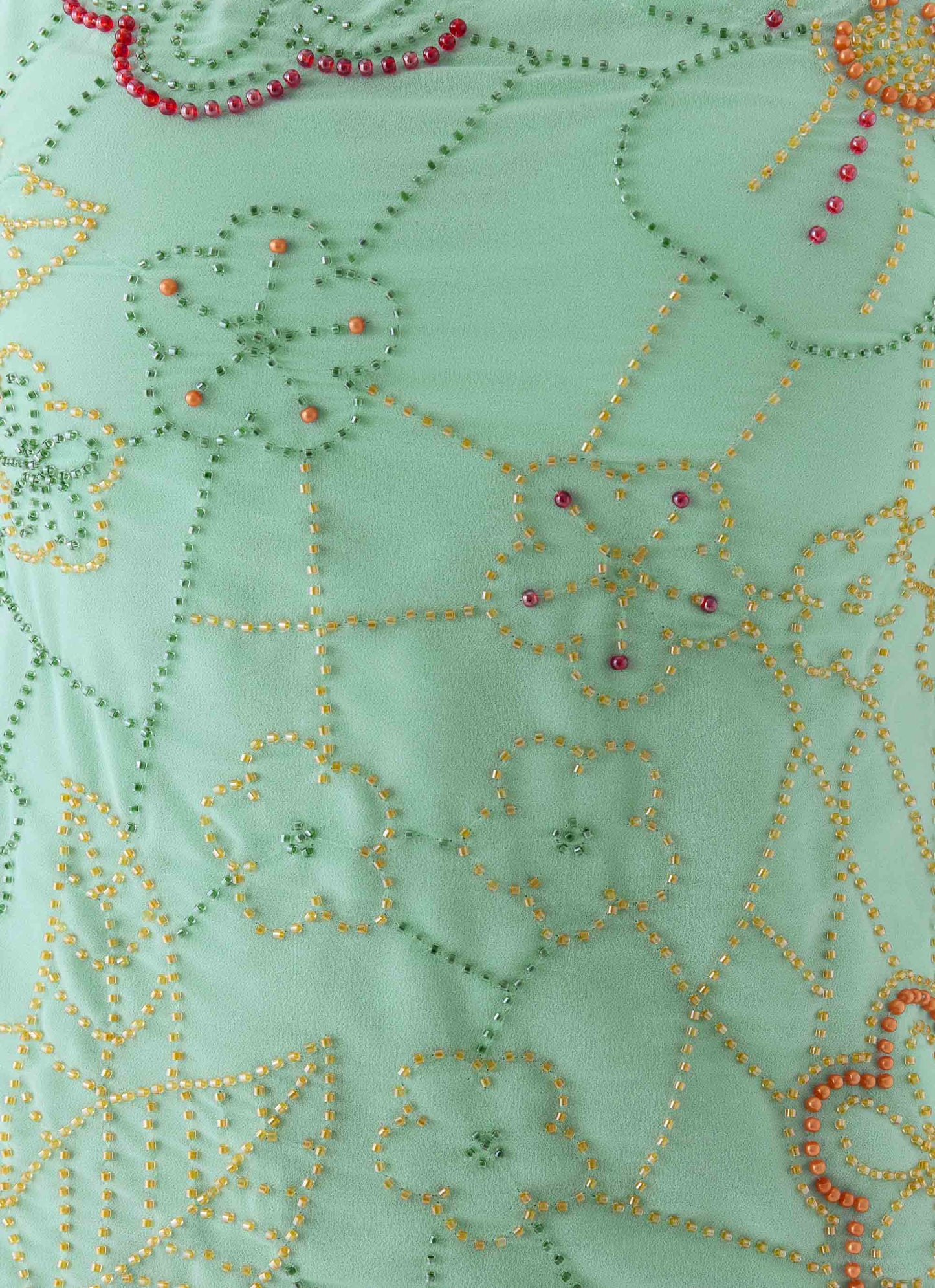 Be Alright Beaded Top - Turquoise