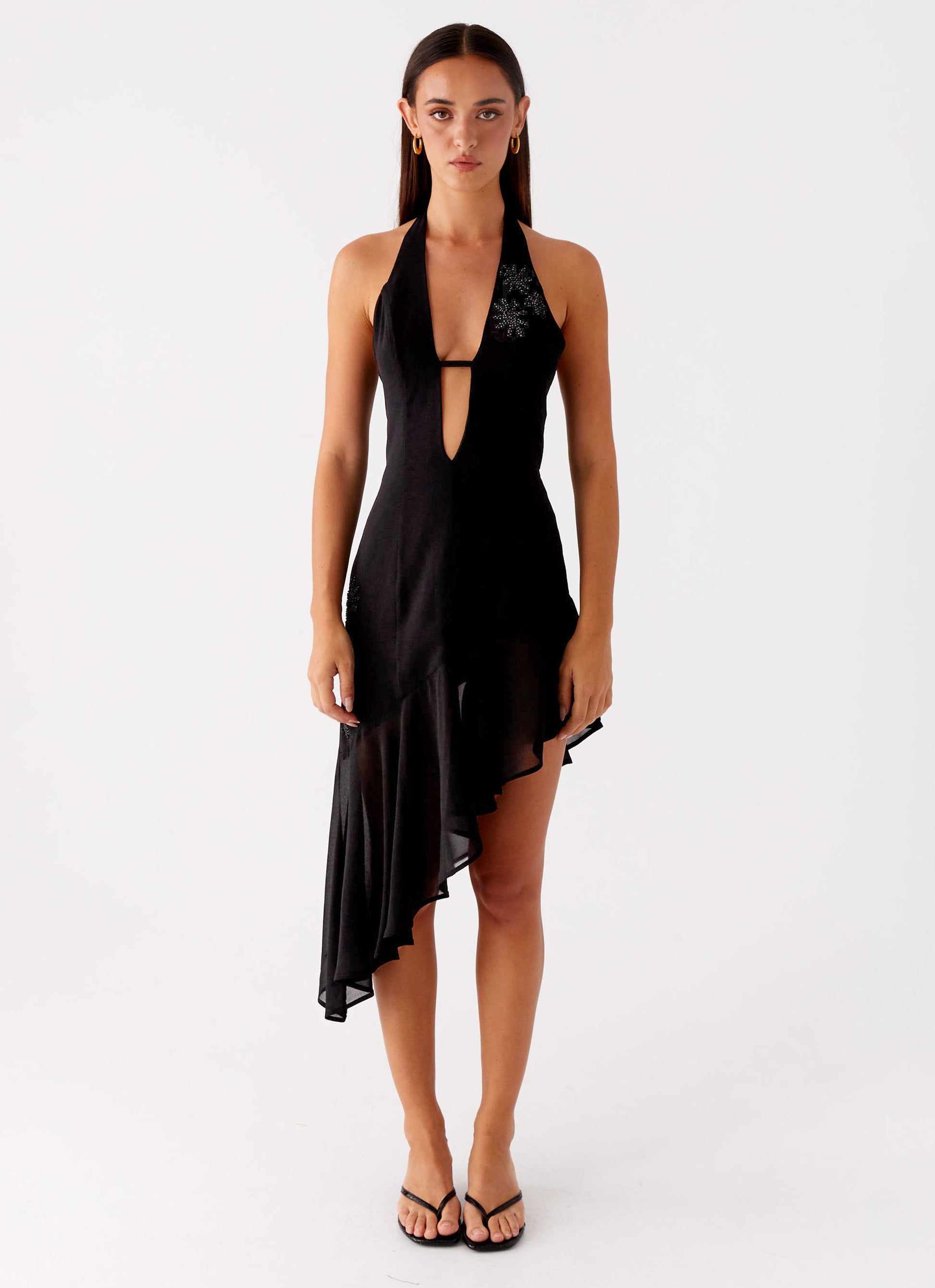 Clean Slate Midi Dress - Black