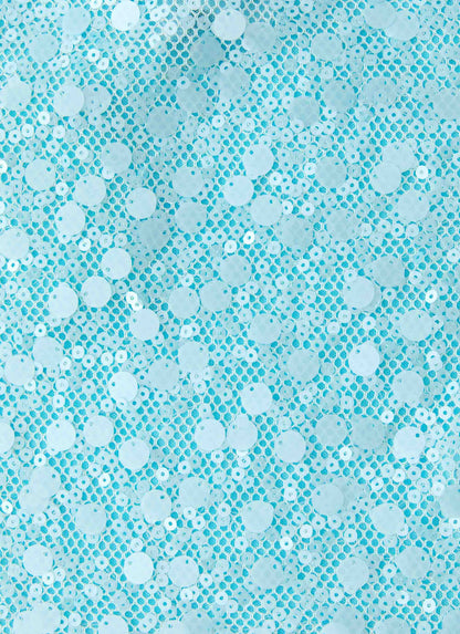French Exit Sequin Top - Blue