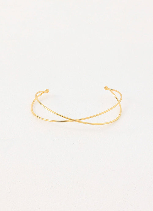 Glossy Hour Necklace - Gold