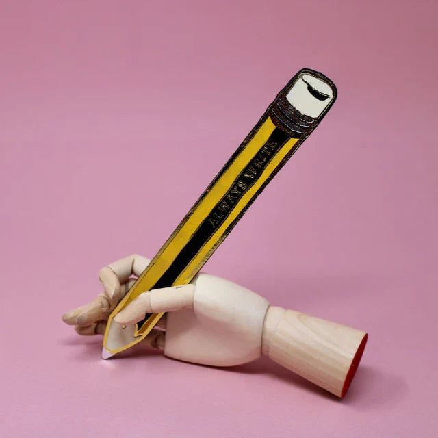 Always Write Pencil Leather Bookmark