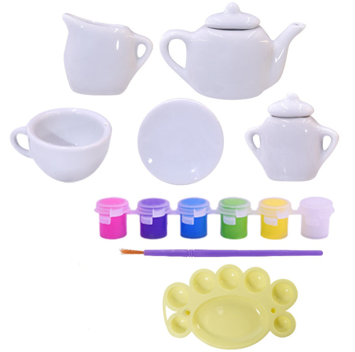 ArtKids Paint Your Own Cool Paint Teapot Set