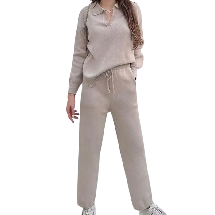 Artse MNL Knitted Long Sleeved Pants Set