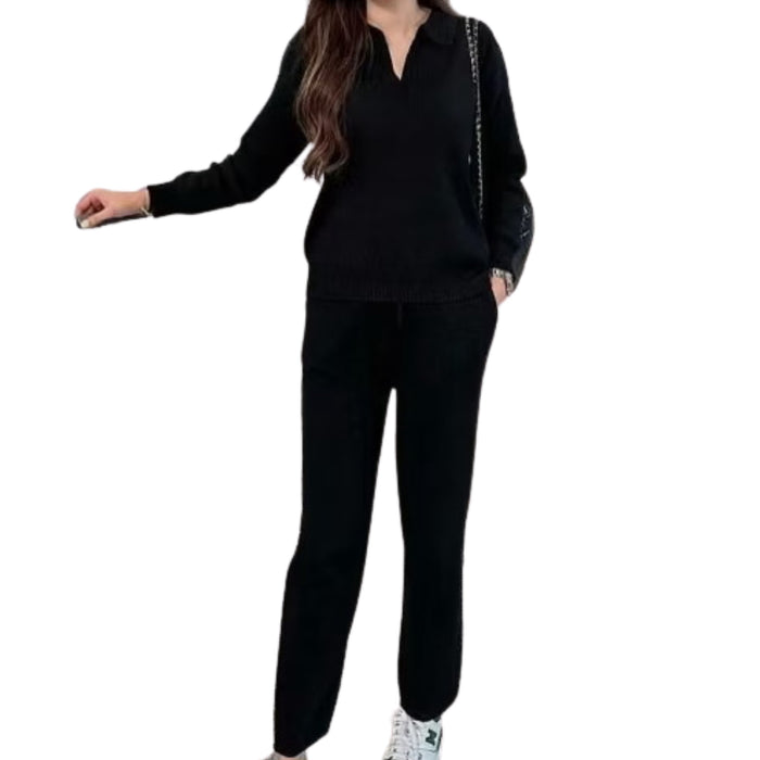 Artse MNL Knitted Long Sleeved Pants Set