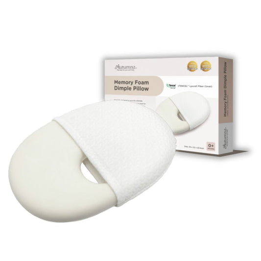Autumnz Memory Foam Baby Pillow with Tencel Cover