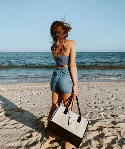 Bags Depot Manila Monogram Canvas Tote