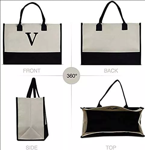 Bags Depot Manila Monogram Canvas Tote