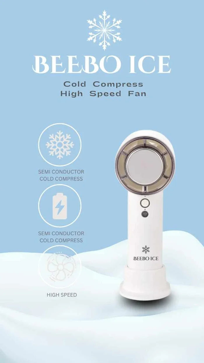Beebo Portable Fan with Cool Compress