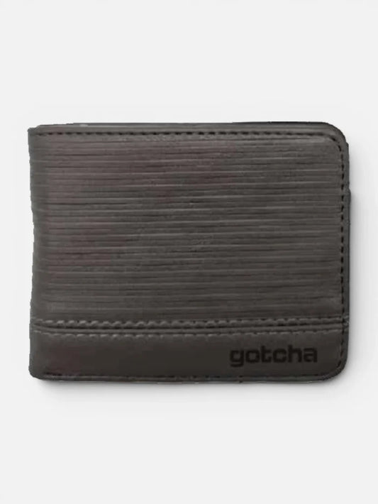 Billetera Gotcha Santa Barabara Gris Topo