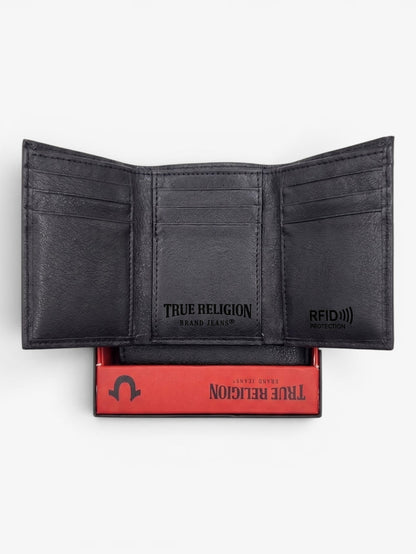 Billetera Vertical True Religion Escudo
