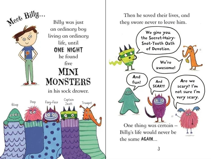 Billy and The Mini Monsters Collection (8 Books)
