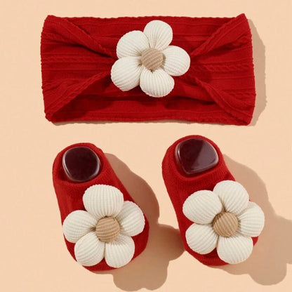 Blooming Wisdom Hazel Headband & Socks Set