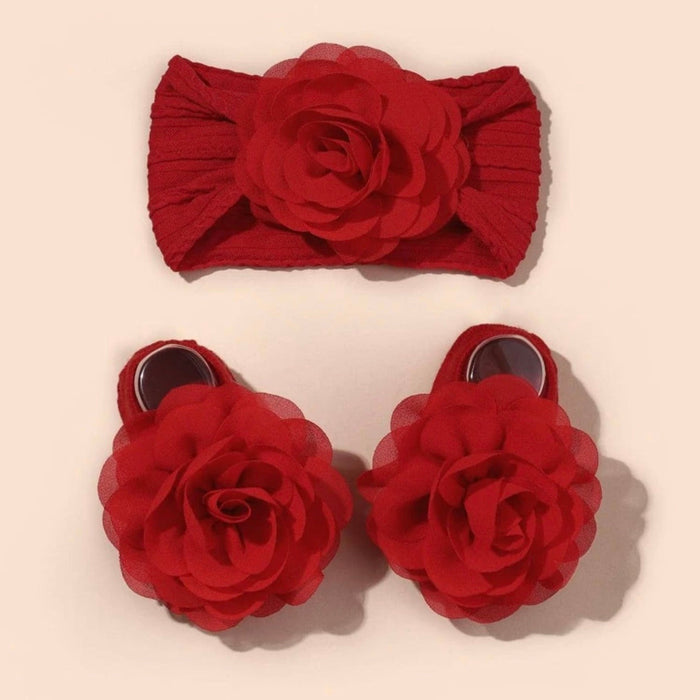 Blooming Wisdom Hazel Headband & Socks Set