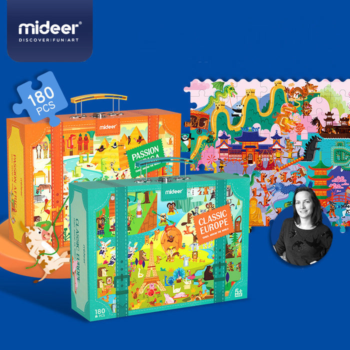 [BODEGA SALE] Mideer Travel Around the World Puzzle