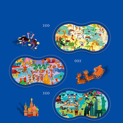 [BODEGA SALE] Mideer Travel Around the World Puzzle