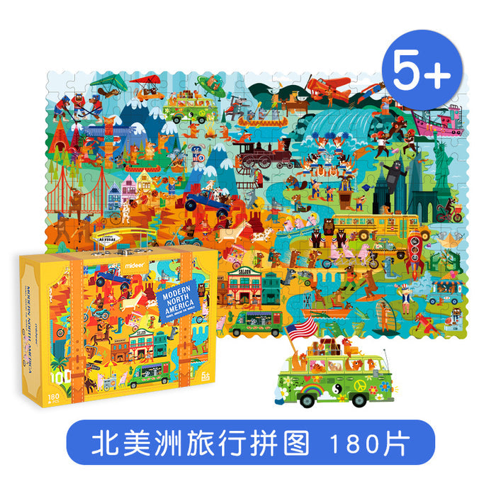 [BODEGA SALE] Mideer Travel Around the World Puzzle