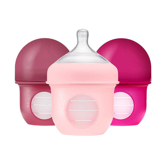 Boon Nursh Silicone Pouch Bottle 4oz (Set of 3)
