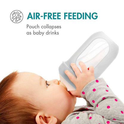 Boon Nursh Silicone Pouch Bottle 4oz (Set of 3)