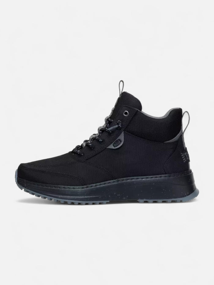 Botas Hey Dude Tahoe Nylon Negro Gris