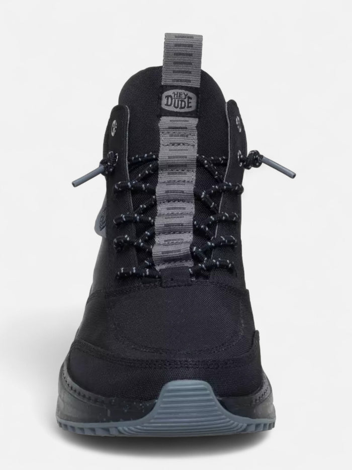 Botas Hey Dude Tahoe Nylon Negro Gris