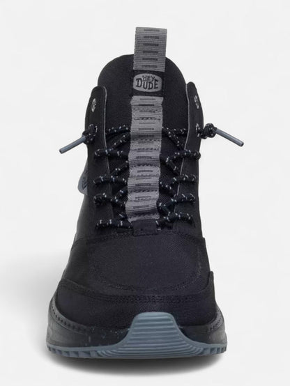 Botas Hey Dude Tahoe Nylon Negro Gris