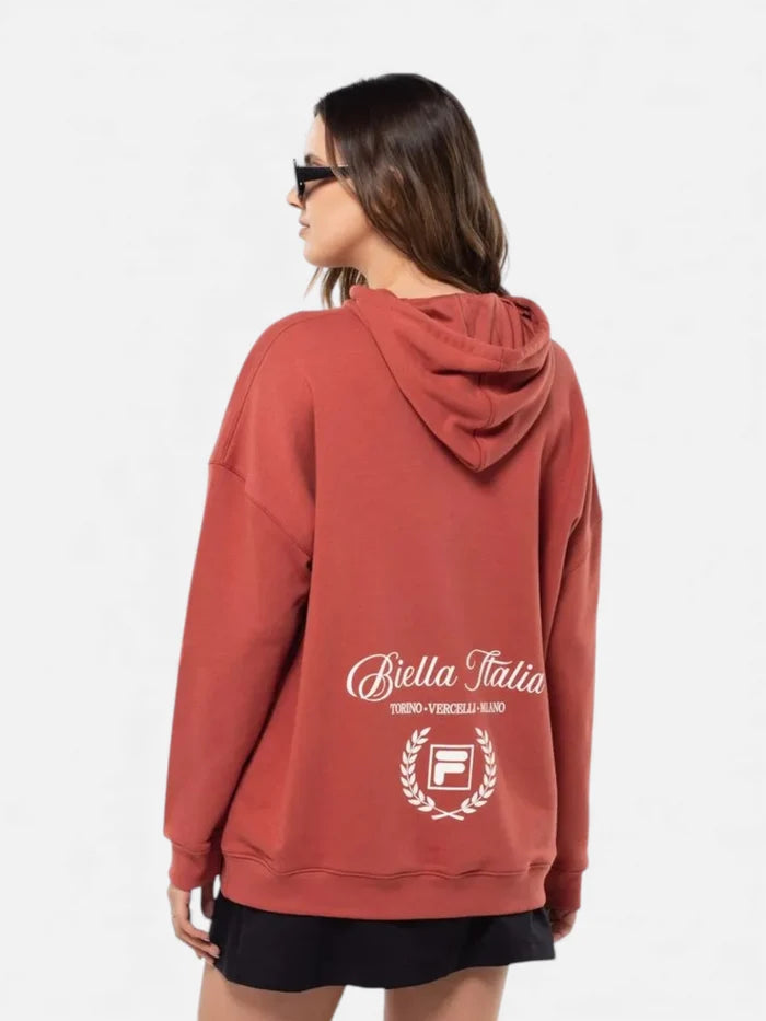 Buzo Fila Unisex Tour Oversized Ocre Rojo