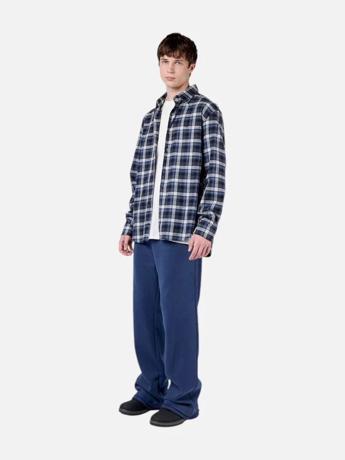 Camisa Elepants Clasica Cuadros Azul