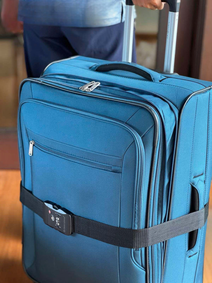 Clever Spaces 3-Dial Combo Lock Luggage Strap