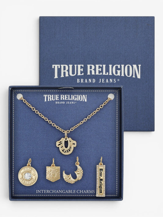 Collar True Religion Con Dijes Intercambiables
