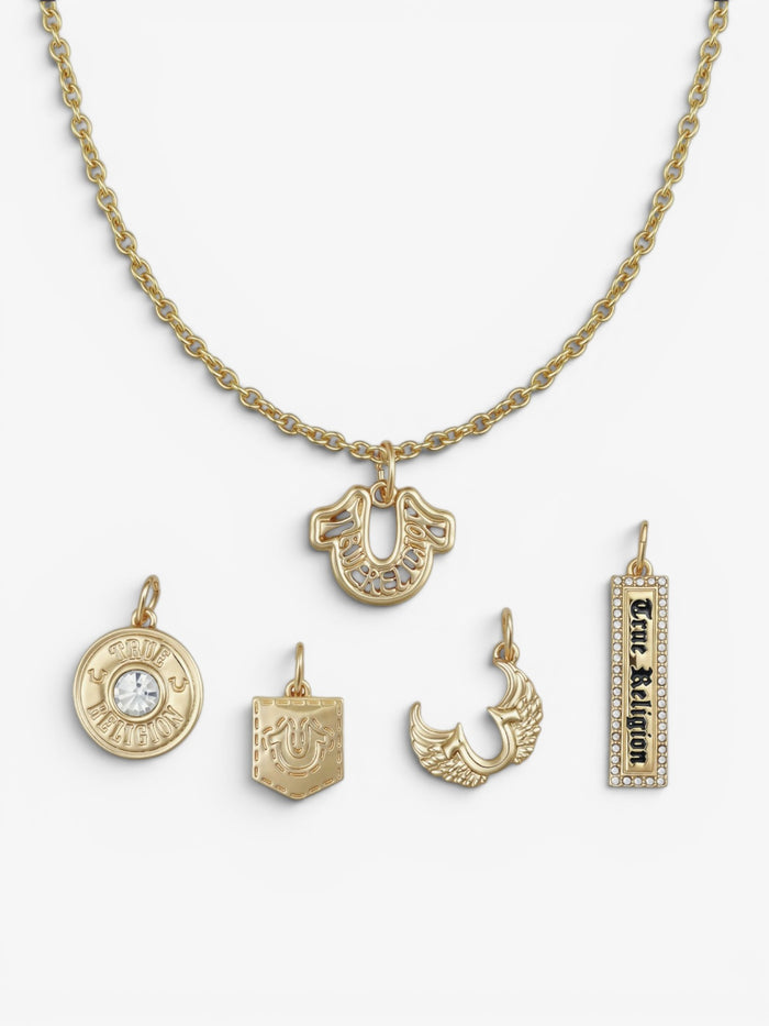 Collar True Religion Con Dijes Intercambiables