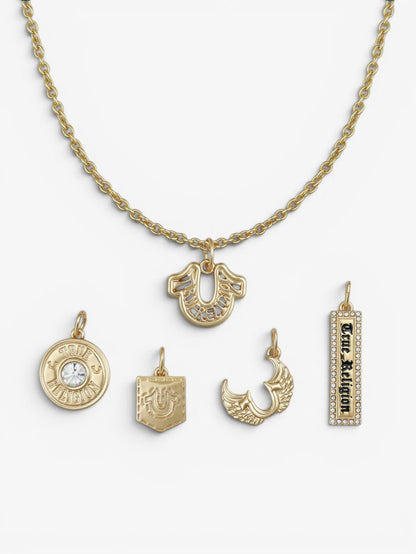 Collar True Religion Con Dijes Intercambiables